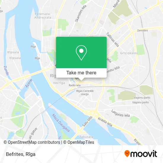 Befrites map