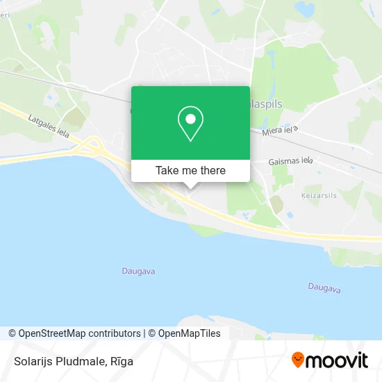 Solarijs Pludmale map