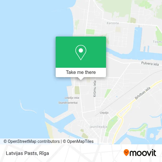 Latvijas Pasts map