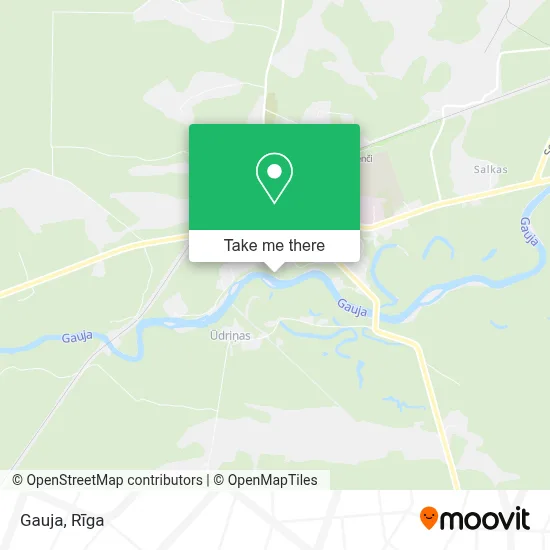 Gauja map