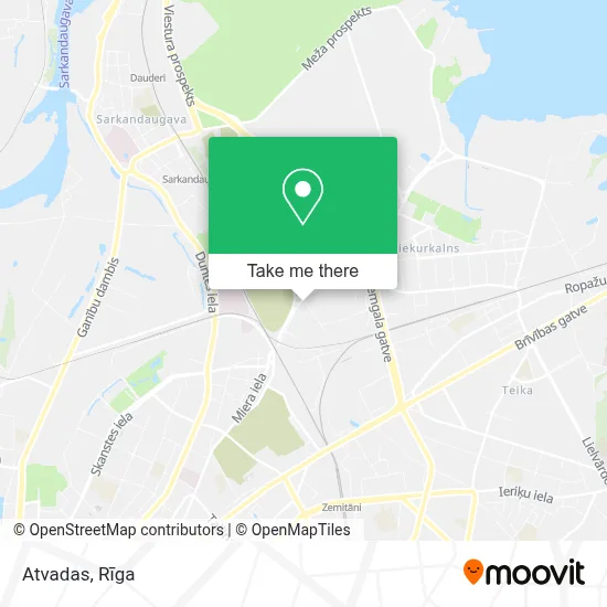 Atvadas map