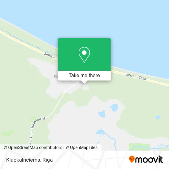 Klapkalnciems map