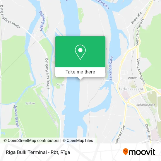 Riga Bulk Terminal - Rbt map