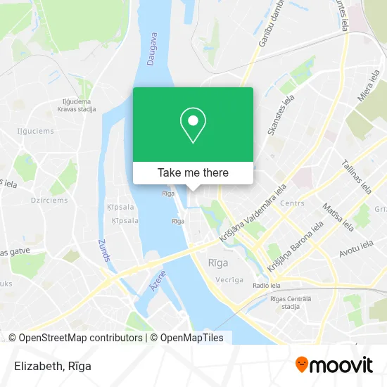 Elizabeth map