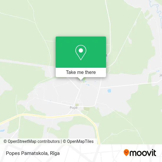 Popes Pamatskola map