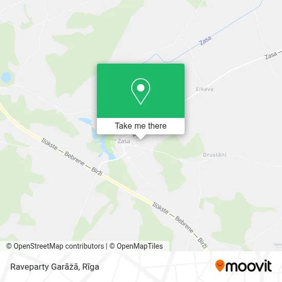Raveparty Garāžā map