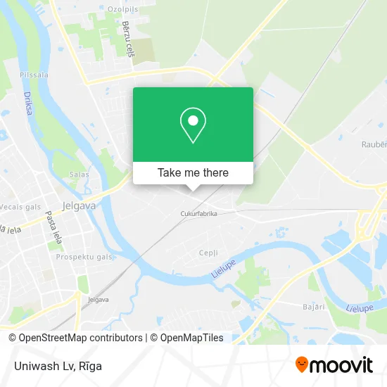 Uniwash Lv map