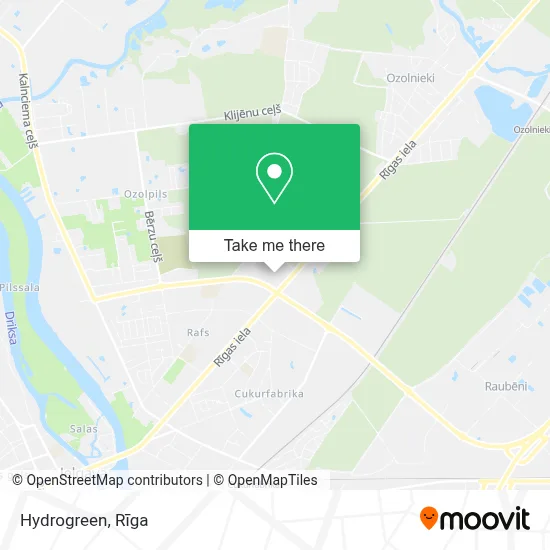 Hydrogreen map