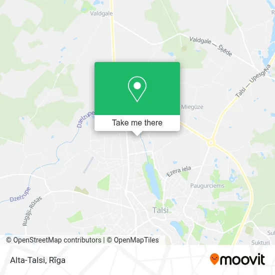Alta-Talsi map