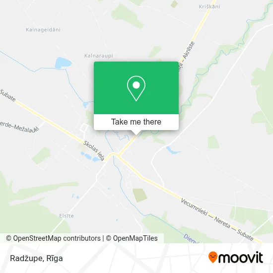 Radžupe map