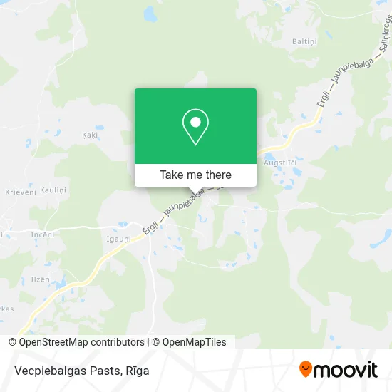 Vecpiebalgas Pasts map