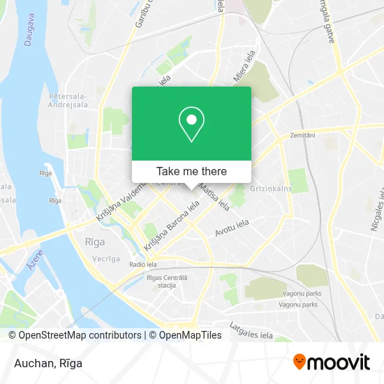 Auchan map