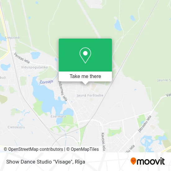 Show Dance Studio "Visage" map