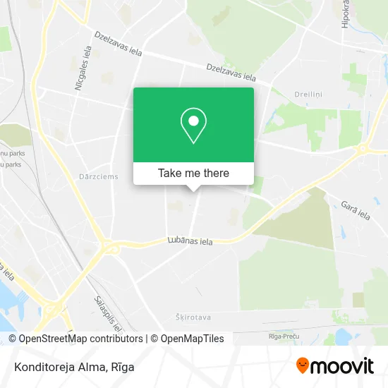 Konditoreja Alma map