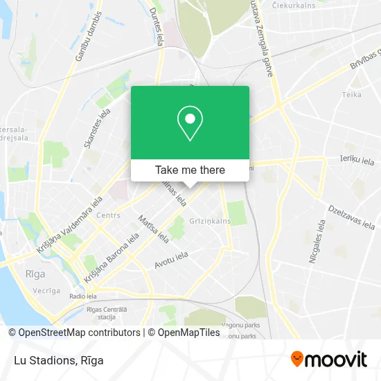 Lu Stadions map