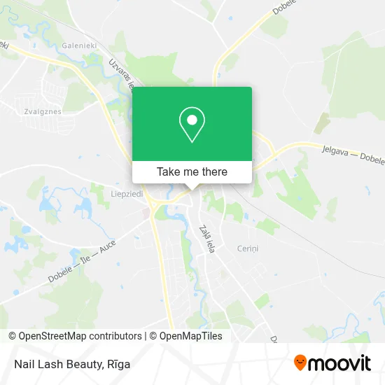 Nail Lash Beauty map