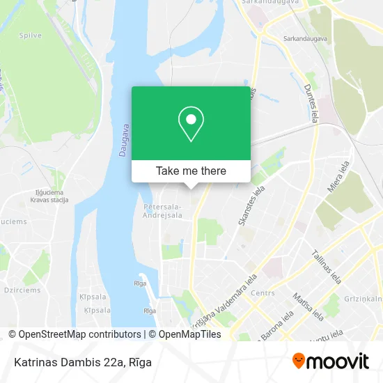 Katrinas Dambis 22a map