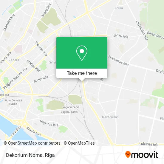Dekorium Noma map