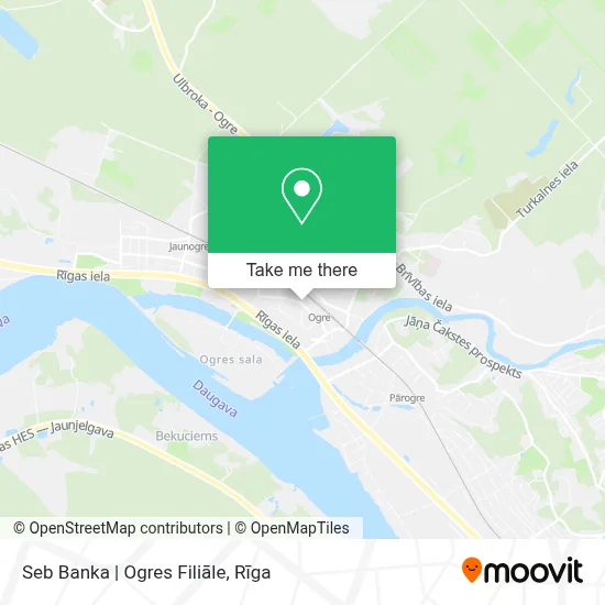 Seb Banka | Ogres Filiāle map