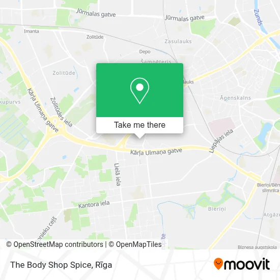 The Body Shop Spice map