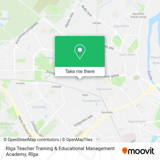 Riga Teacher Training & Educational Management Academy map
