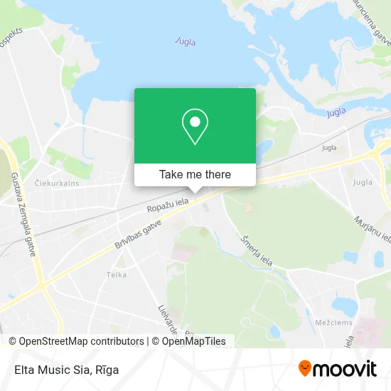 Elta Music Sia map