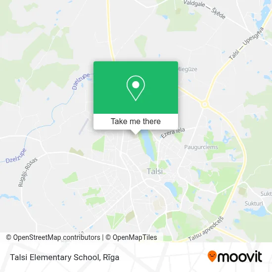 Talsi Elementary School map