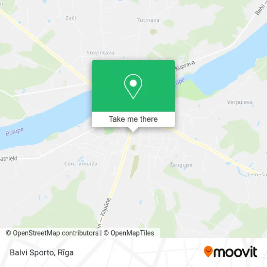 Balvi Sporto map