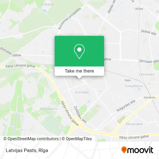 Latvijas Pasts map