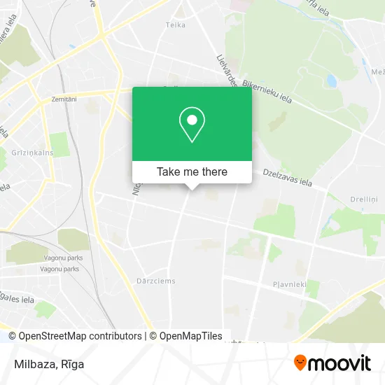 Milbaza map