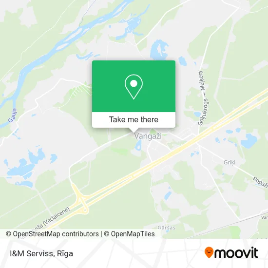I&M Serviss map