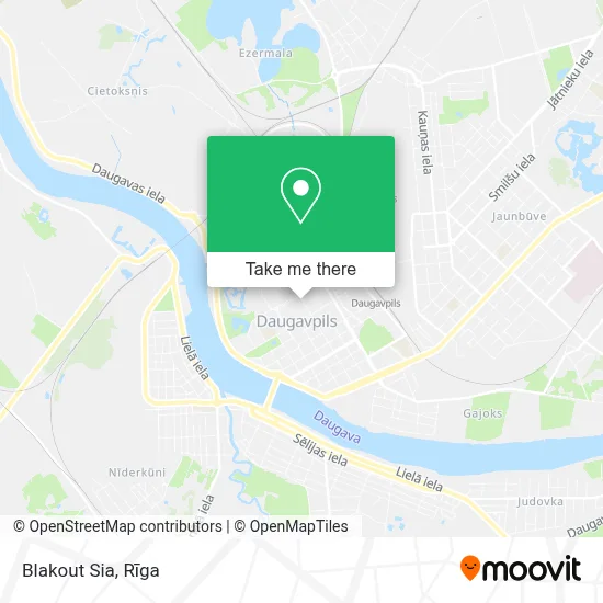 Blakout Sia map