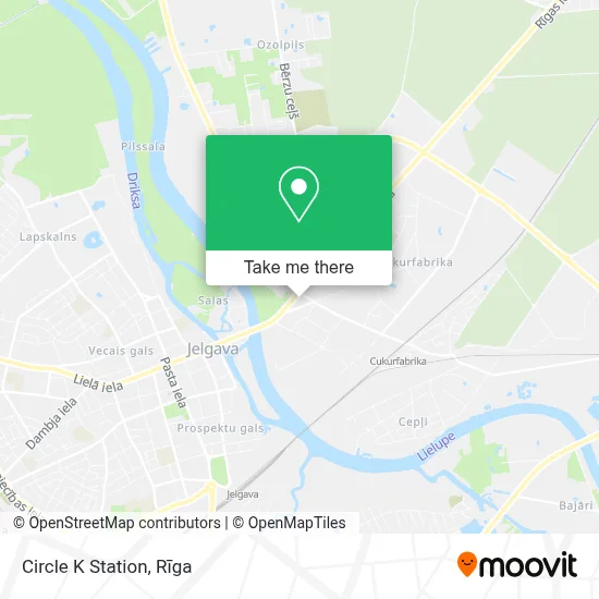 Circle K Station map