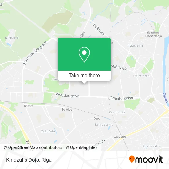 Kindzulis Dojo map
