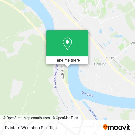 Dzintars Workshop Sia map