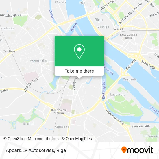 Apcars.Lv Autoserviss map