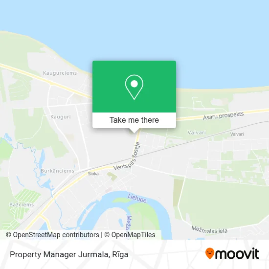 Property Manager Jurmala map