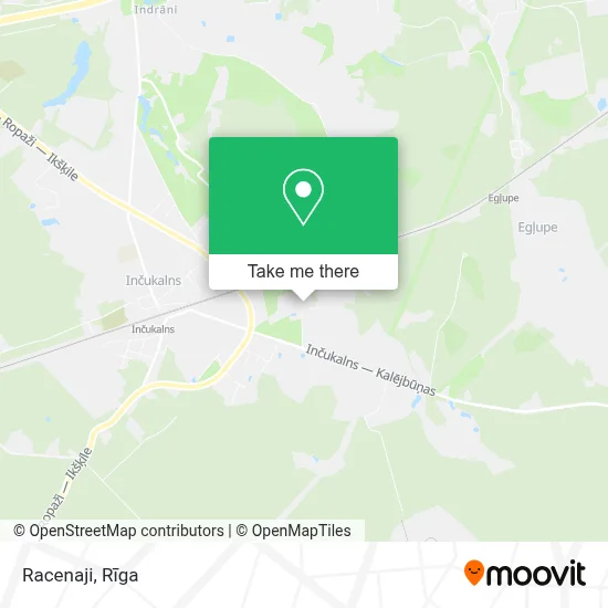 Racenaji map