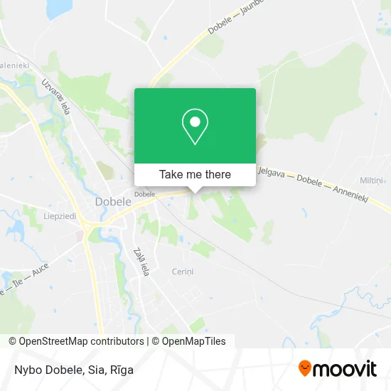 Nybo Dobele, Sia map