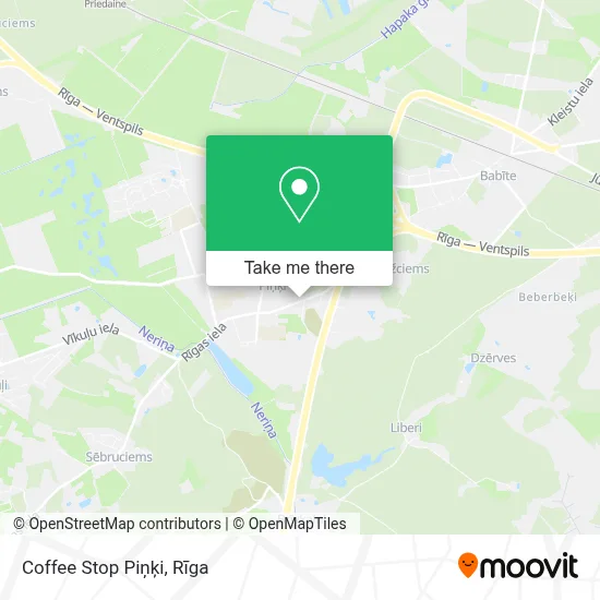 Coffee Stop Piņķi map