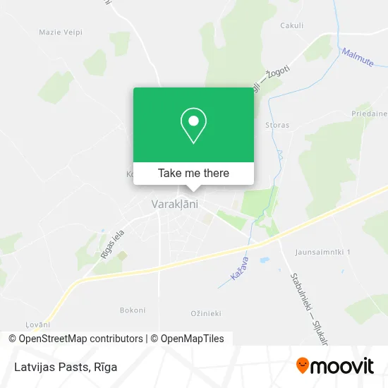 Latvijas Pasts map