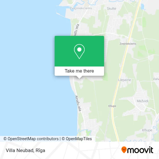 Villa Neubad map