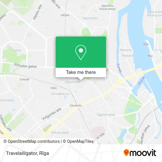 Travelalligator map