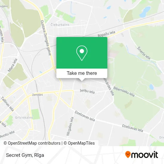 Secret Gym map