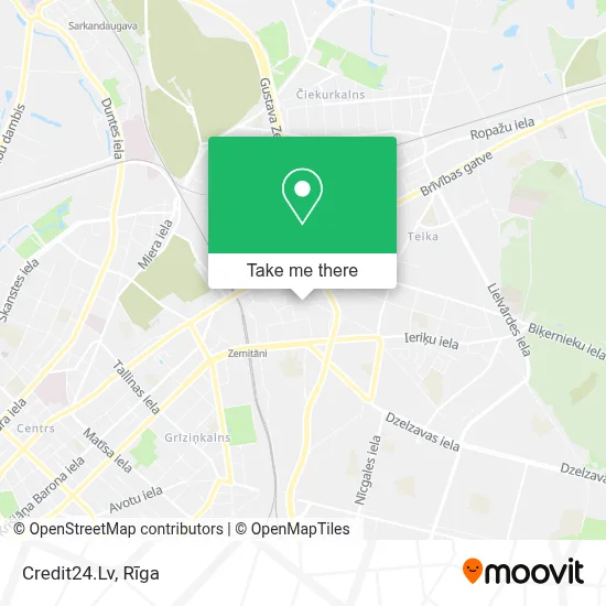 Credit24.Lv map