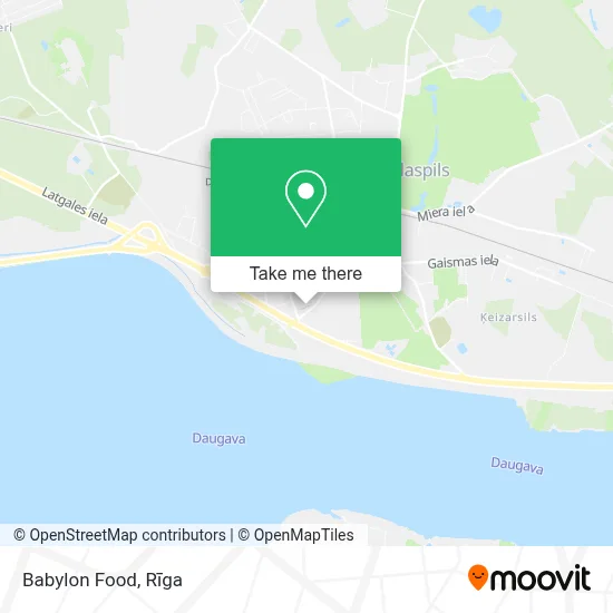 Babylon Food map