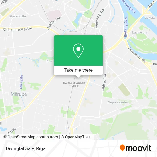 Divinglatvialv map