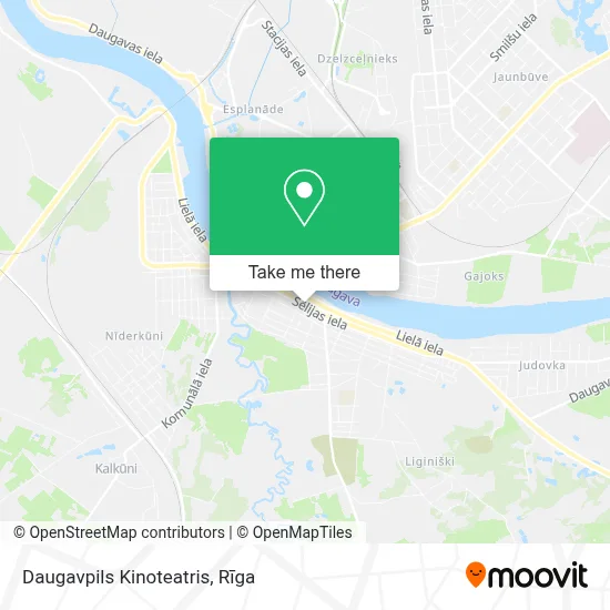 Daugavpils Kinoteatris map