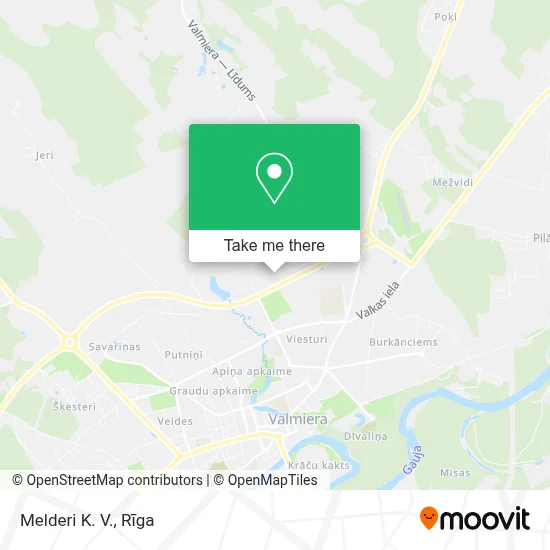 Melderi K. V. map