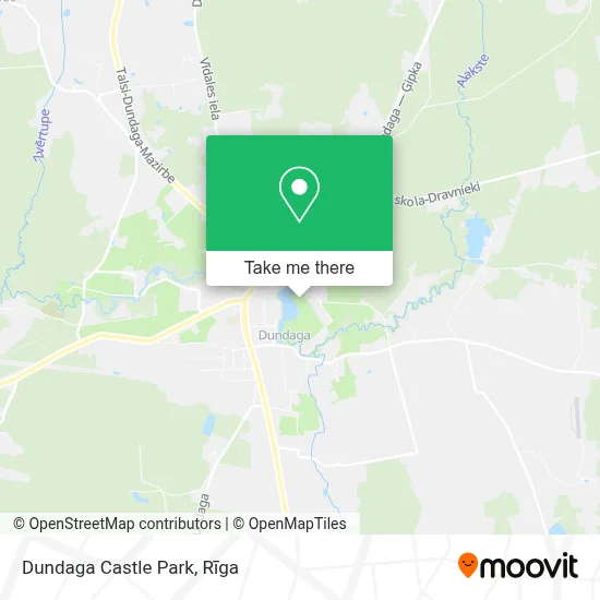 Dundaga Castle Park map